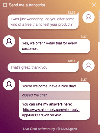 academy63_7 LiveAgent-LiveChat-rate-agent